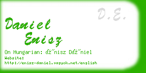 daniel enisz business card